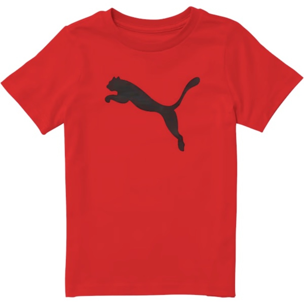 NWT Kids Puma Logo Short Sleeve Tee